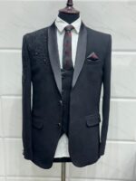 Designer Stone Work Suit Set 1 - Image 4