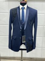 Designer Stone Work Suit Set 3 - Image 4