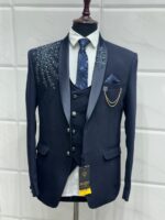 Designer Stone Work Suit Set 4 - Image 2