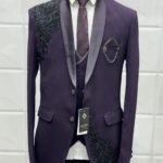 Designer Stone Work Suit Set 3