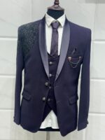 Designer Stone Work Suit Set 2 - Image 2