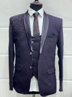 Designer Stone Work Suit Set 1 - Image 8