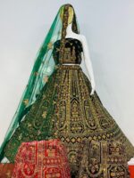 RJ Velvet Lehenga - Image 3