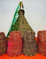 RJ Velvet Lehenga - Image 4