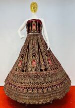 RJ Velvet Lehenga - Image 9