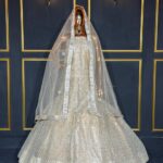 Net Stone and Mirror Lehenga